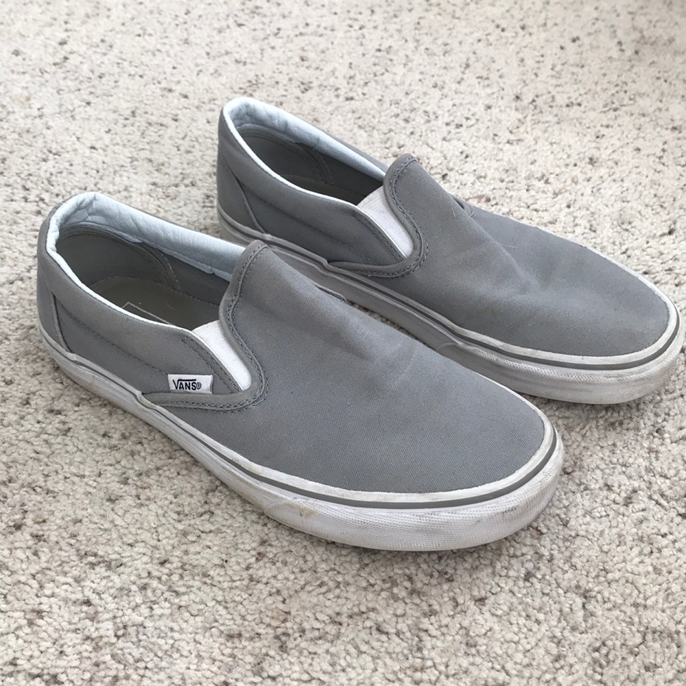 Grey slip on Vans !!